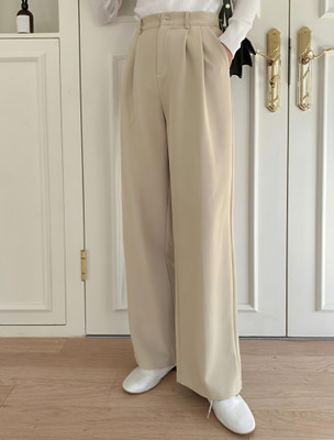 LEDGE & EDGE Straight Fit Women Beige Trousers