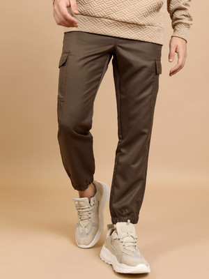 HIGHLANDER Regular Fit Men Brown Trousers