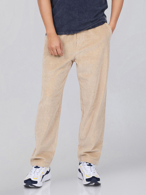Wrangler Relaxed Men Beige Trousers