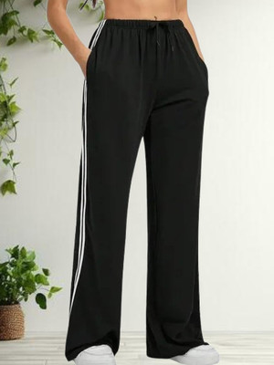 GlamSmart Loose Fit Women Black Trousers