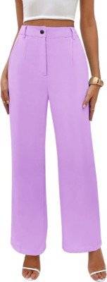 Enterprises Himani Regular Fit Women Purple Trousers