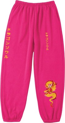 Shayash Graphic Print Women Pink Track Pants