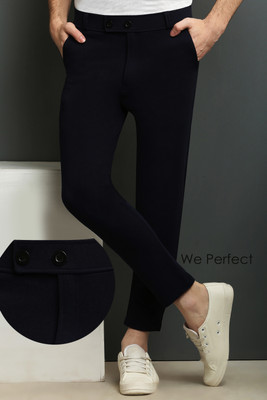 We Perfect Trouser Slim Fit Men Blue Trousers