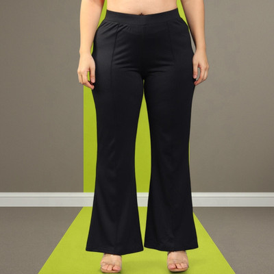 Anitafashion Loose Fit Women Black Trousers