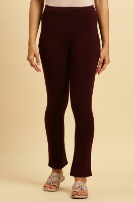 W Women Maroon Trousers