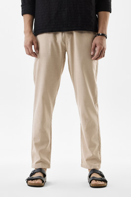 Snitch Regular Fit Men Beige Trousers