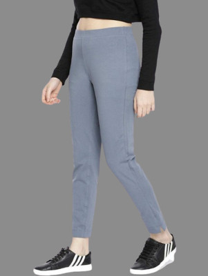 kanha creation Regular Fit Women Grey Trousers