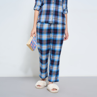 Dreamz by Pantaloons Comfort Fit Women Blue Trousers