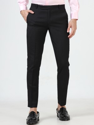 McHenry Slim Fit Men Black Trousers