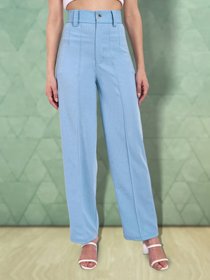 METRONAUT Regular Fit Women Blue Trousers