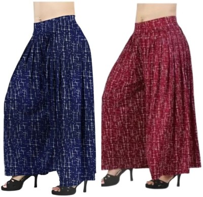 Sarafatkhan Flared Women Multicolor Trousers