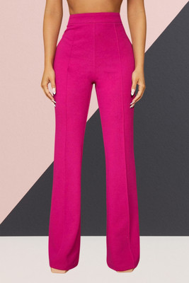 SKD TRENDZ Comfort Fit, Regular Fit Women Pink Trousers