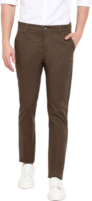 CANTABIL Regular Fit Men Green Trousers