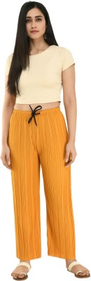 GLADLY Relaxed Women Yellow Trousers