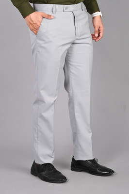 FUBAR Regular Fit Men Grey Trousers