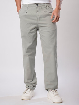 iVOC Regular Fit Men Grey Trousers