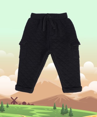 MINI KLUB Regular Fit Baby Boys Black Trousers