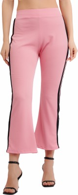 FABVIO PLUS Regular Fit Women Pink Trousers