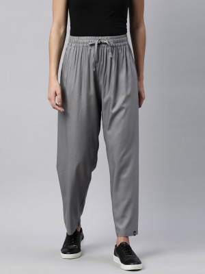 TWIN BIRDS Relaxed Women Grey Trousers