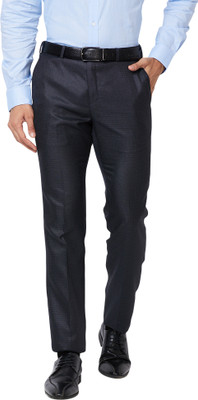Raymond Slim Fit Men Dark Blue Trousers