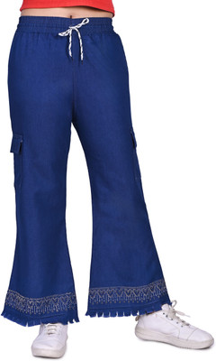 SOHAN ENTERPRISE Regular Fit Women Dark Blue Trousers