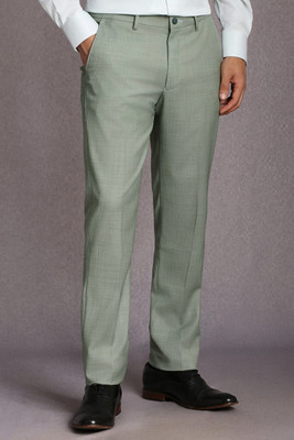LOUIS PHILIPPE Slim Fit Men Green Trousers