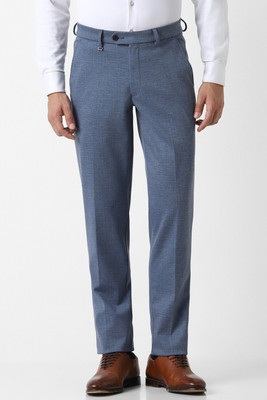VAN HEUSEN Skinny Fit Men Blue Trousers