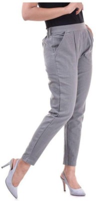 skytick Regular Fit Women Grey Trousers