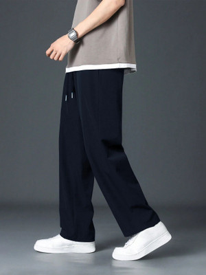 Leriya Fashion Regular Fit Men Blue Trousers