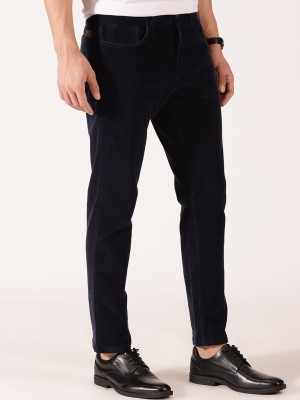 Mast & Harbour Regular Fit Men Blue Trousers