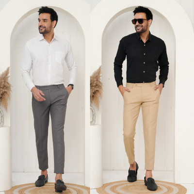 Shanta Enterprise Regular Fit Men Multicolor Trousers
