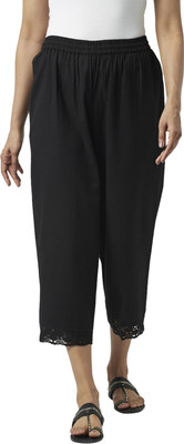 Rangmanch by Pantaloons Regular Fit Women Black Trousers