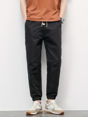 Gs Fashions Regular Fit Men Black Trousers