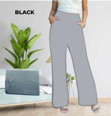 NDEX Comfort Fit Women Grey Trousers