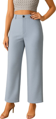 KARIMA INETERNATIONAL Regular Fit Women Blue Trousers