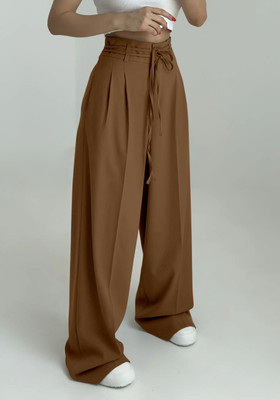 Aahwan Relaxed Women Brown Trousers