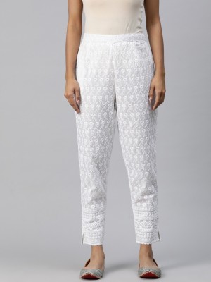 Readiprint Fashions Regular Fit Women White Trousers