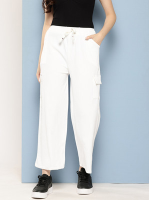 METRONAUT Regular Fit Women White Trousers