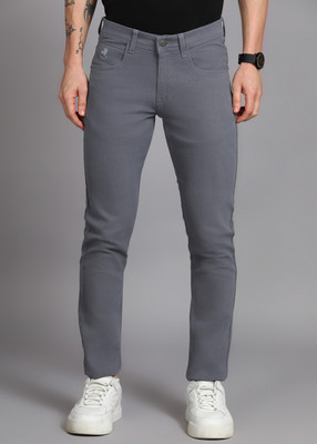 PETER ENGLAND Slim Fit Men Blue Trousers