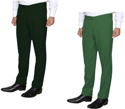 Indistar Slim Fit Men Multicolor Trousers