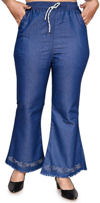 SOHAN ENTERPRISE Athletic Fit Women Blue Trousers