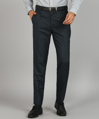 Raymond Slim Fit Men Dark Blue Trousers