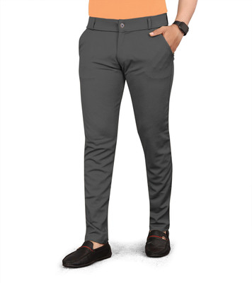 PALCLOUTHES TREND Slim Fit Men Grey Trousers