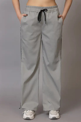 lexrex Regular Fit Women Grey Trousers