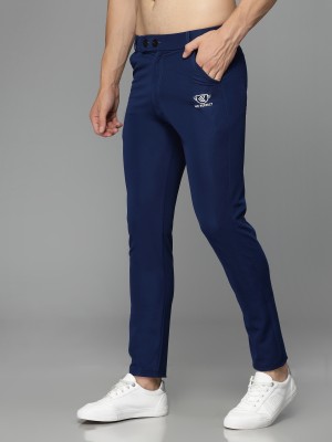 We Perfect Slim Fit Men Blue Trousers