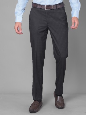 Canary London Slim Fit Men Black Trousers