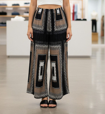 raamya Comfort Fit Women Black Trousers