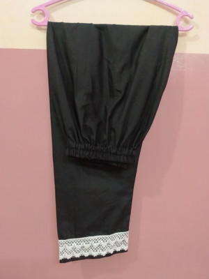 FazooRoyale Regular Fit Women Black Trousers