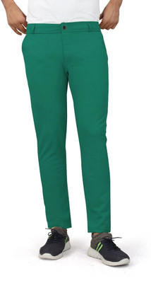 radhe creation Regular Fit Men Gold Trousers