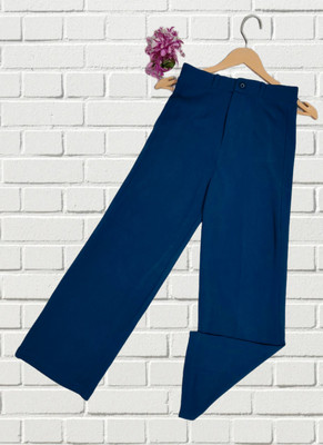Marc Laurent Regular Fit Women Multicolor Trousers